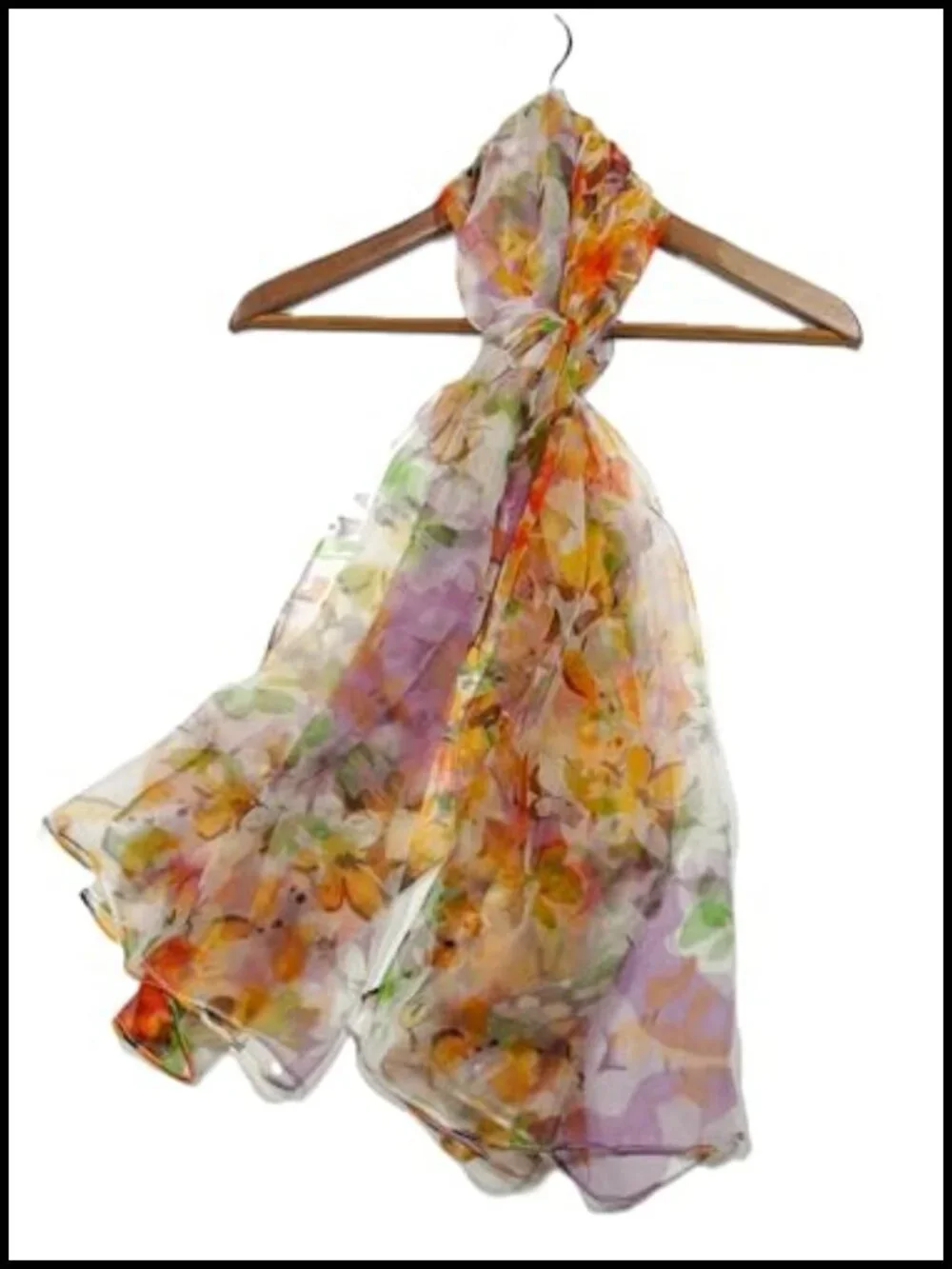 Mulberry Silk Blend Fashion Scarf - 62x40 Lightweight Shawl